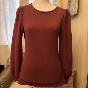 Expressions Women's Top in Deep Burgundy